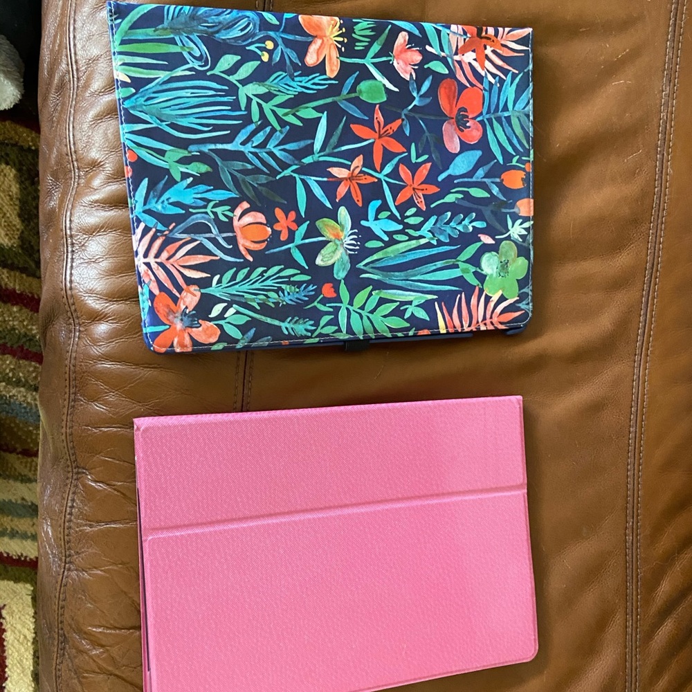 Two 12in IPad Pro tablet cases